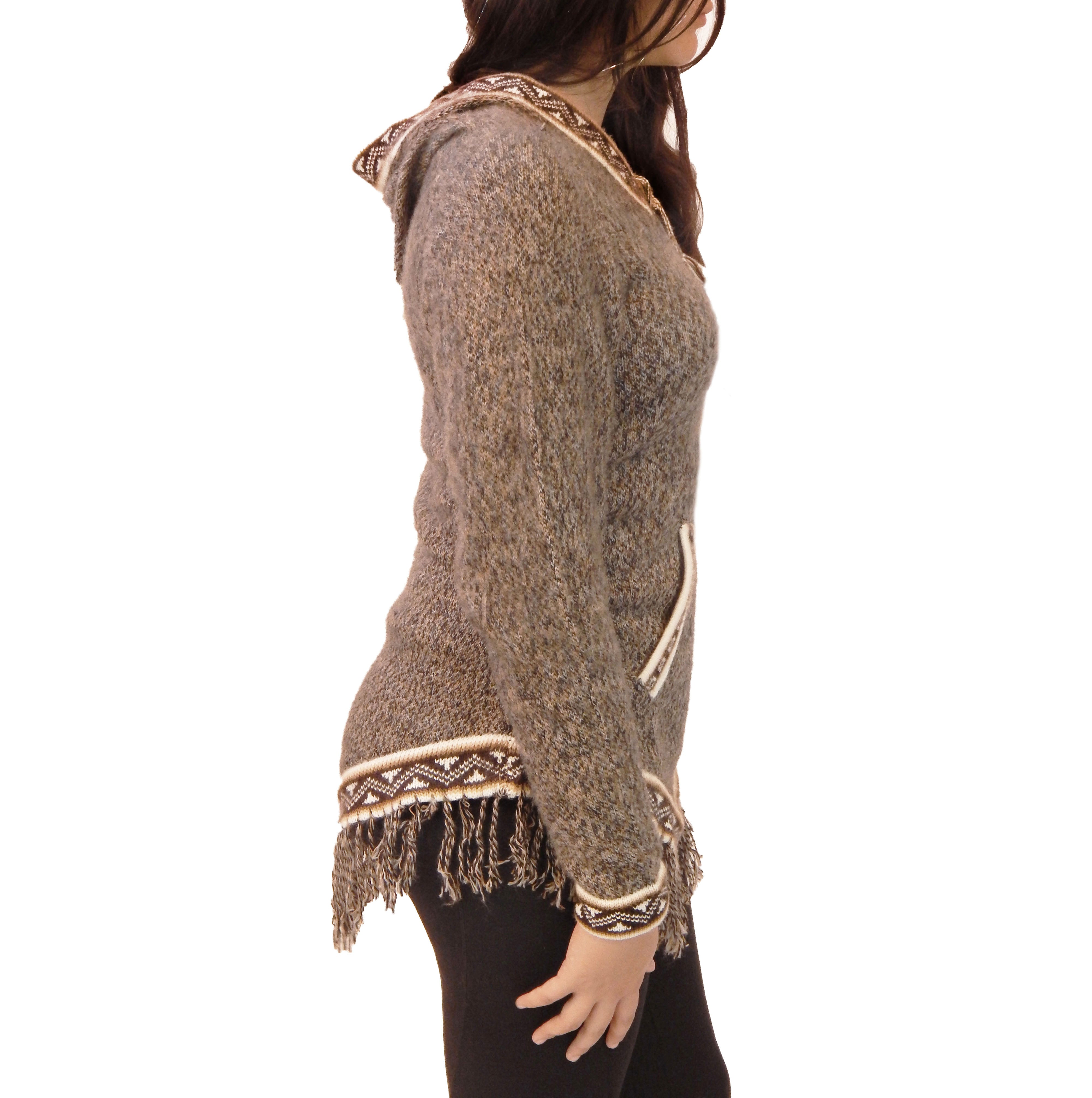 Alpaca print outlet jumper