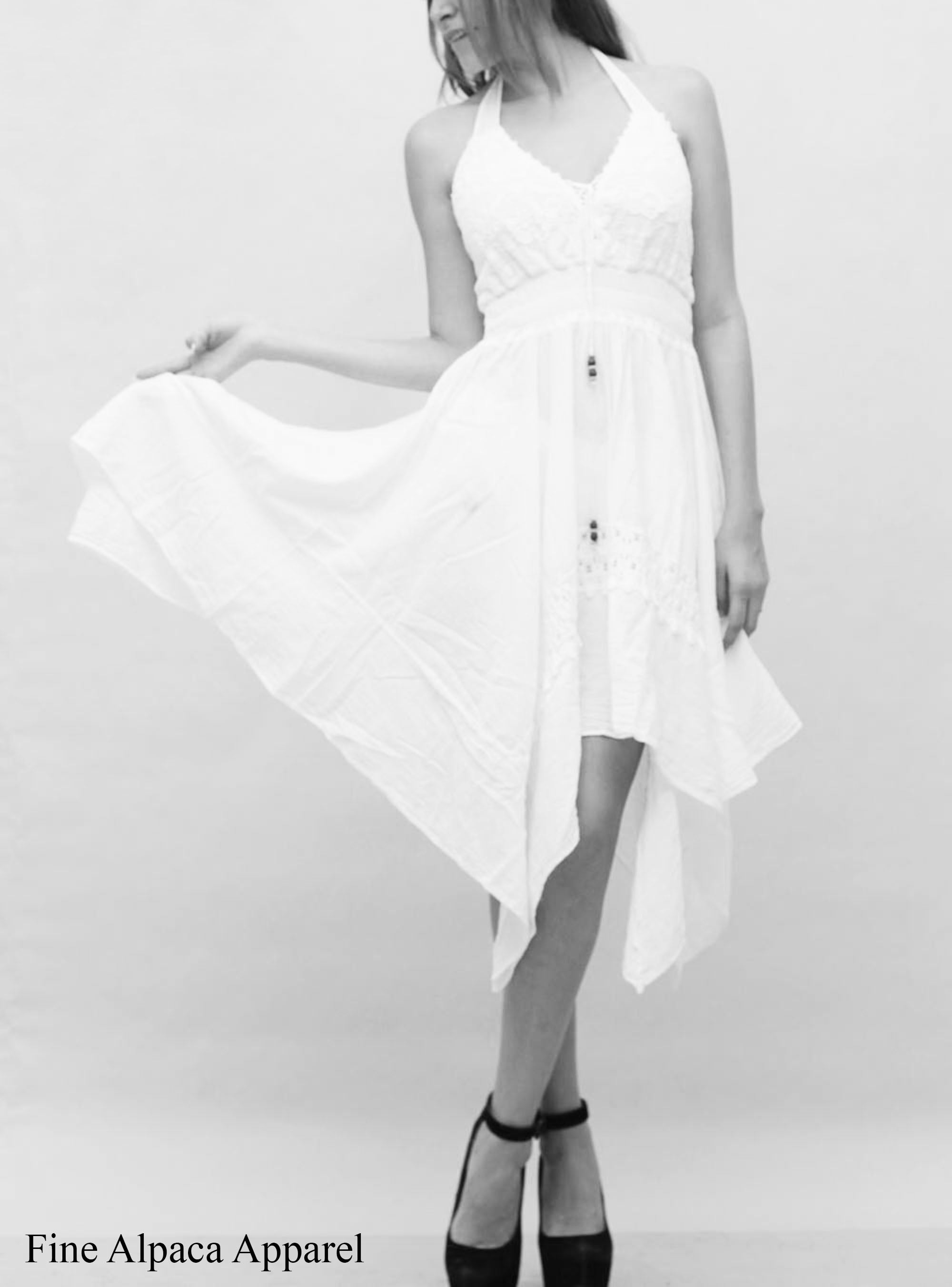 White Handkerchief Dress